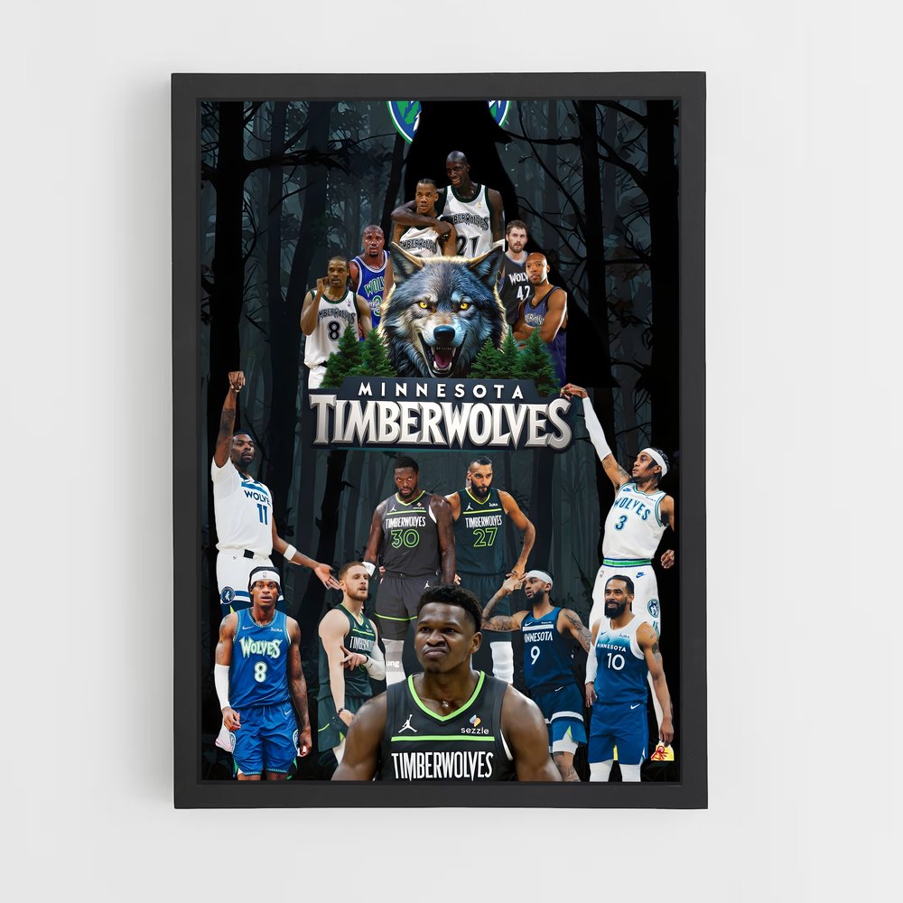 Poster Wolves United – affiche Basketball (vue 2)